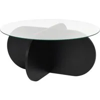 Skye Decor Couchtisch Aeris, Modernes Design Gehärtete Glasplatte Pflegeleichte Oberfläche