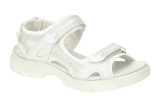 ECCO 06956360922 Yucatan Sandale Wei? - White/Iridescent | Damen Sandale mit ...