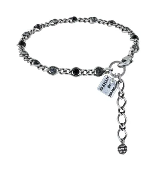 konplott - Armband - Magic Fireball schwarz/silver