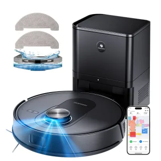 [EU Direct] Proscenic Q8 MAX+ Smart Vacuum Cleaner Robot 3-in-1 System 8000Pa Strong Suction 360° LiDAR Navigation 3L Se