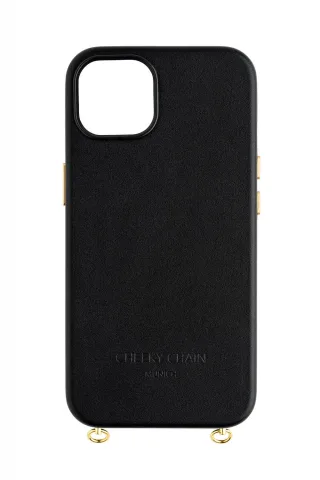 cheeky chain - Handyhülle Iphone 14 - vegan leather schwarz - Gr. - OS