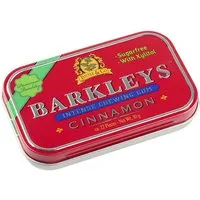 BARKLEYS Süßigkeit, Barkleys Intense Cinnamon Gum Kaugummi Dragees zuckerfrei 30g