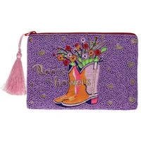 Giftcompany Kosmetiktasche Elodie Kosmetiktasche M Boots and Flowers blau/rot 18cm