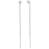 Elli Paar Ohrhänger Geo Kugel Basic Durchzieher Schmuck Geschenk 925 Silber, Geo