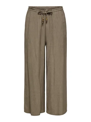 ONLY - ONLNELE MW CULOTTE STRUCT PANT PNT CS Walnut - Gr. - XL