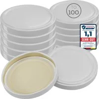 Wellgro Vorratsglas Einmachdeckel TO 100 - Twist-Off-Deckel, (50-tlg)