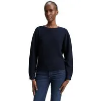 TOM TAILOR Denim V-Ausschnitt-Pullover mit Rippbündchen