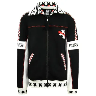 Puma x Jahnkoy XTG Track Jacke Reißverschluss auf weiße schwarze Herren Jumper 596686 01