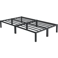 ML-DESIGN Metallbett Bettgestell Bettrahmen Stahlrahmen mit Lattenrost Metallbettrahmen, Einzelbett Paris Einzelbettgestell Gästebett Metall leichte Montage