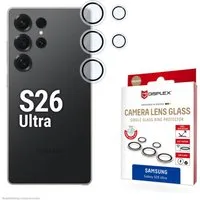 Displex Kameraschutzglas Camera Lens Glass Single Glass Ring Protector für Samsung Galaxy S26 Ultra, Kameraschutzfolie, Schutzfolie, Lens Protector, kratz- & stoßfest