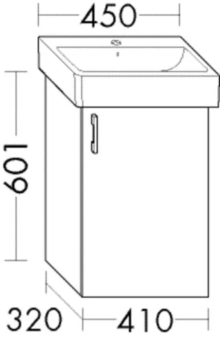 Burgbad WTU.-Schr. Sys30 PG1 Aqua 601x410x320 Nussbaum Dekor Samt, WYTN041LF6313 WYTN041LF6313