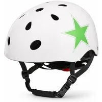 Kaiser24 Kinderhelm Kinder Fahrrad Skate Helm verstellbar 48–54 schwarz, 53-55 weiß