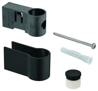 Grohe Brausestangenhalter 48607 für Tempesta Brausestangen matt black, 486072430 486072430