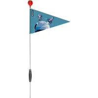 Puky Fahrradwimpel Faltbarer Sicherheitswimpel für Kinderfahrräder breezy blue 9229