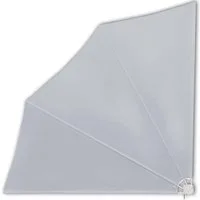 vidaXL Sonnenschirm Faltbarer Balkonfächer Grau 140×140 cm