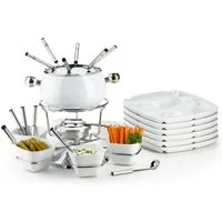 MÄSER Fonduetopf, Edelstahl (Set, 28-tlg)