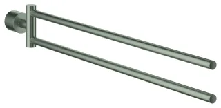 GROHE Handtuchhalter Atrio 40888 2-armig satin steel, 40888MS0 40888MS0