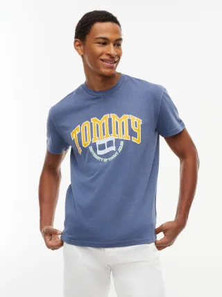 Tommy Jeans (PVH Group) - TJM REG CREST ARCH TEE EXT Dark Blue - Gr. - M