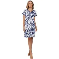 Pastunette Nachthemd Stylisches Damen Schlafshirt mit kurzem Arm (1-tlg) Modisches Design