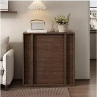 GarveeMore Kommode Moderner Nachtkommode Schubkastenkommode mit 3/4/5 Schubladen, Nachttisch aus Holz Nachtkonsole Hochkommode Lowboard Anrichte