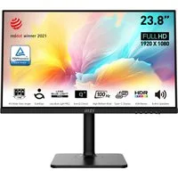 MSI Modern MD2412P LED-Monitor (60 cm/24 ", 1920 x 1080 px, Full HD, 1 ms Reaktionszeit, 100 Hz, IPS, höhenverstellbar, 3 Jahre Herstellergarantie, USB-C)