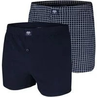 CECEBA Boxershorts Daytona mit Eingriff, 100% Baumwolle, im 2er Pack