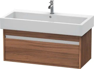 Duravit Ketho Waschtischunterbau wandhängend Nussbaum Matt 950x440x410 mm - KT668807979 KT668807979