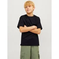 Jack & Jones Junior Rundhalsshirt JJEURBAN bequem, pflegeleicht, modisch unifarben, modisch, loose fit, Jersey, Rundhals