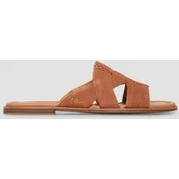 s.Oliver Sandalen Sandale Sandalen aus Veloursleder