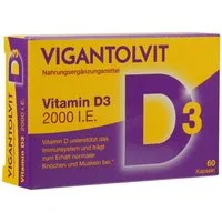 Vigantolvit Vigantolvit 2000 I.E. Vitamin D3 Weichkapseln PZN 12423852 Weichkapseln