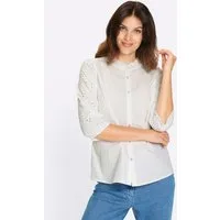 Sieh an! Klassische Bluse 3/4-Arm-Bluse 3/4-Arm