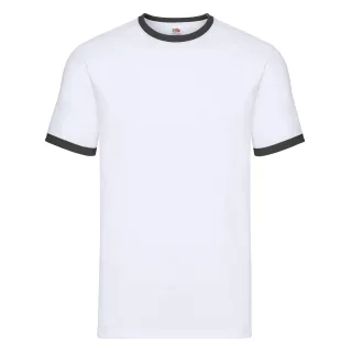 Fruit of the Loom - T-Shirt für Herren (Weiß/Schwarz)