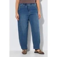 Ulla Popken Regular-fit-Jeans Mom-Jeans Barrel-Leg Stretchdenim 5-Pocket-Style