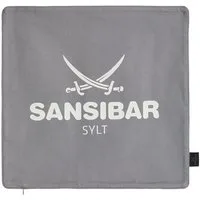 Sansibar Sylt Kissenhülle Kissenbezug Sansibar Sylt Kissenhülle, Sansibar Logo Druck, 45x45 cm, mit Logo-Schriftzug, mit verdecktem Reißverschluss