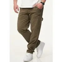 DAILY COTTON Straight-Jeans Hose im Carpenter-Stil - Regular-Fit Workwear Herren Freizeithose Denim Stoffhose - Pants