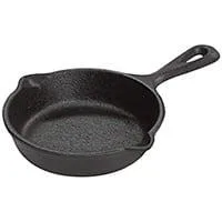 Mini Bratpfanne LMS3 mit Stiel schwarz, Ø 8,9cm