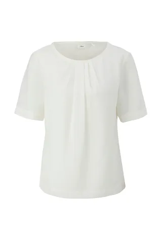 s.Oliver BLACK LABEL - Bluse creme - Gr. - 34