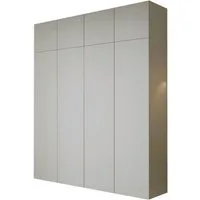Compleo Kleiderschrank kaschmir oder eiche artisan, Aufsatz ols Option