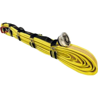 Schlauchpaket-Tragesystem | Gollmer & Hummel | GH HOSE PACK | für 5–60 m Schläuche | Klettsystem Gummigriff Feuerwehr Tragehilfe flexibel 15 - mit 3 Bändern