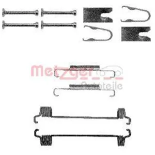 Metzger Zubeh?rsatz f?r Bremsbacken hinten Citroen Fiat Peugeot 105-0875