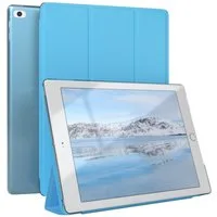 EAZY CASE Tablet-Hülle Smart Case für iPad 5./6. Generation & Air 1/Air 2 9,7 Zoll, Klapphülle mit Standfunktion Tablet Hülle Book Case kratzfest Hellblau
