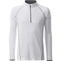 Daiber Funktionsshirt James & Nicholson JN 498 Herren Langarm Funktions-Shirt schnell trocknend