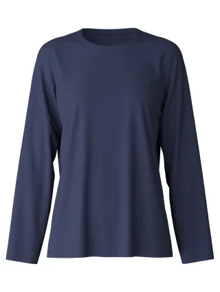 CALIDA - DAMEN Shirt langarm peacoat blue - Gr. - M