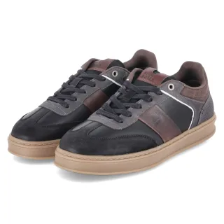 Bullboxer Low Sneaker  Schwarz - Gr. 43 -  Textil und Synthetik
