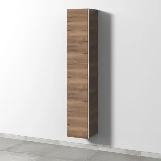 Sanipa 3way Hochschrank mit 1 Tür, Eiche-Tabak BR10650