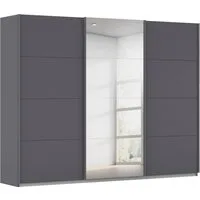 OTTO home Schwebetürenschrank Kleiderschrank Schrank Schlafzimmerschrank Garderobe AGORDO (Breiten 203/271/315/360 cm in drei Griff-Farben - NEU: Farbe SCHWARZ) Top Innenausstattung, in 4 Breiten und 2 Höhen MADE IN GERMANY
