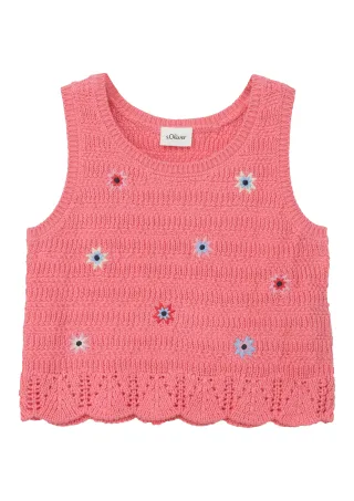 s.Oliver - Strickpullunder pink - Gr. - 122