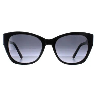 Marc Jacobs MARC 732/S 807 9O glÃ¤nzende schwarze dunkelgraue Sonnenbrille mit Farbverlauf