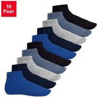 Footstar Kurzsocken EVERYDAY! 10 Paar Quarter Socken Kurzsocken Kurze Baumwoll Socken
