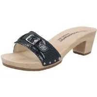 BERKEMANN Berkemann Erwachsene Holz Peggy Pantolette Leder Pantolette